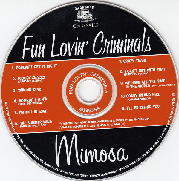 Fun Lovin' Criminals : Mimosa (CD, Comp)