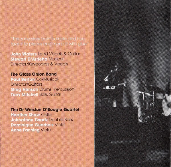 John Waters (4) : Looking Through A Glass Onion "Live" (2xCD, Album)