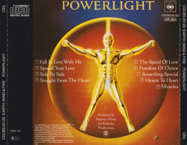 Earth, Wind & Fire : Powerlight (CD, Album)