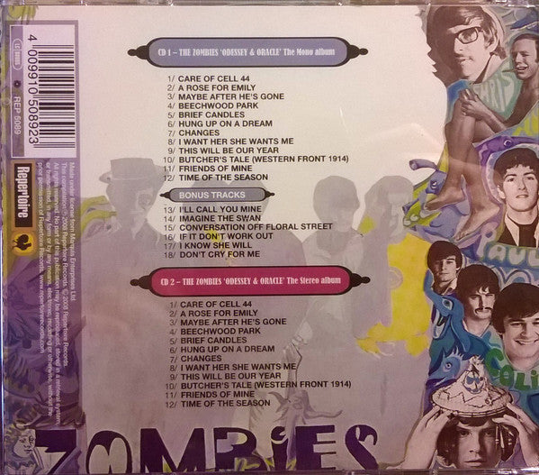 The Zombies : Odessey & Oracle (Comp, Ann + CD, Album, Mono, RE, RM + CD, Album, R)