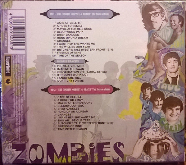 The Zombies : Odessey & Oracle (Comp, Ann + CD, Album, Mono, RE, RM + CD, Album, R)