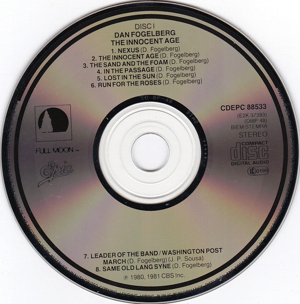 Dan Fogelberg : The Innocent Age (2xCD, Album, RE)