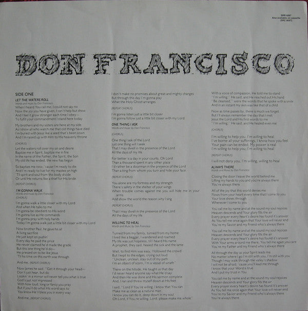 Don Francisco (2) : The Power (LP, Album)