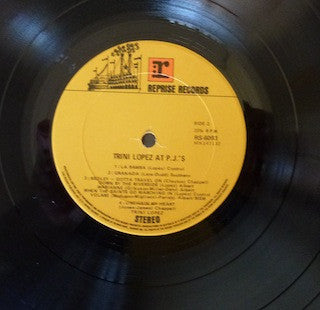 Trini Lopez : Trini Lopez At PJ's (LP, Album, RE)