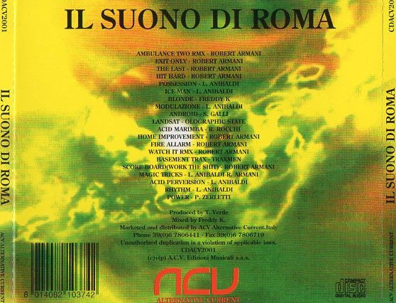 Freddy K : Il Suono Di Roma (CD, Mixed)