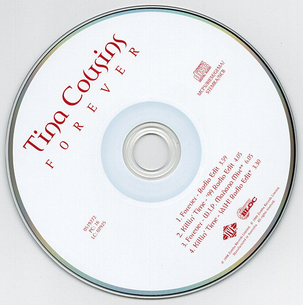 Tina Cousins : Forever (CD, Single)