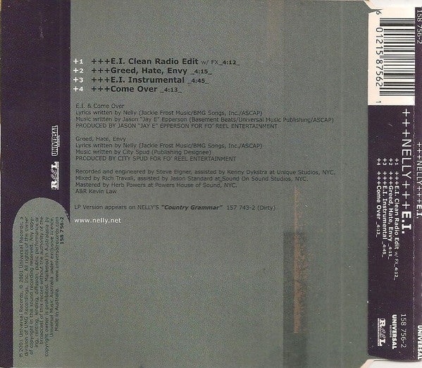 Nelly : E.I. (CD, Maxi)