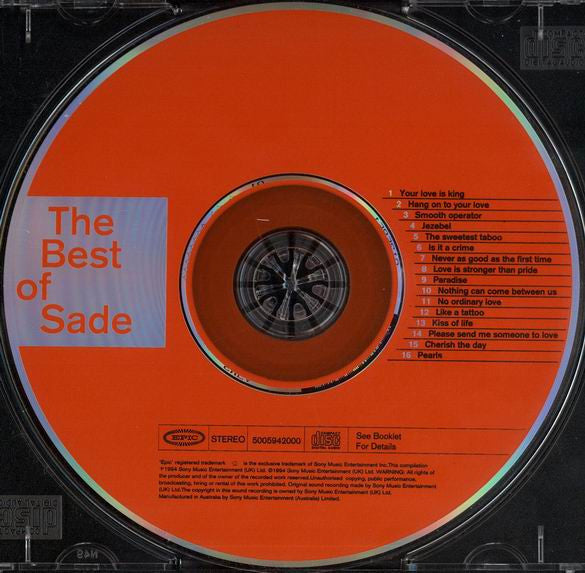 Sade : The Best Of Sade (CD, Comp, RE)