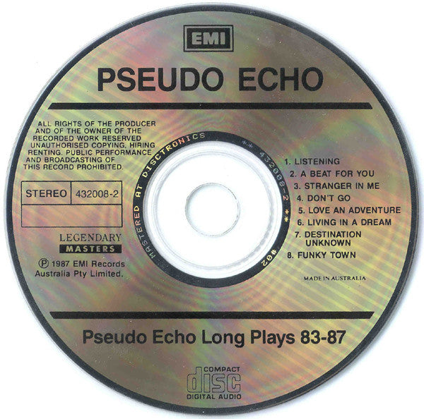 Pseudo Echo : Long Plays 83-87 (CD, Comp, RE)