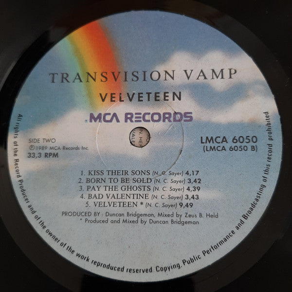 Transvision Vamp : Velveteen (LP, Album)