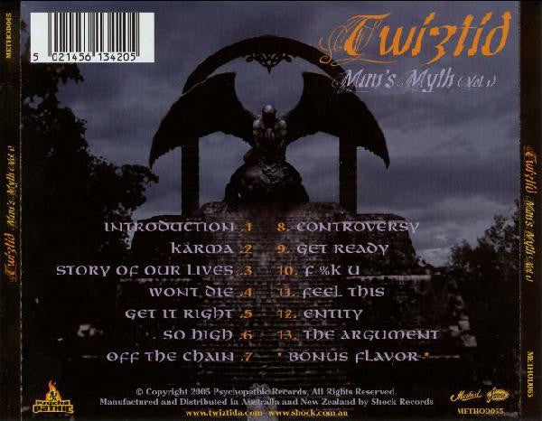 Twiztid : Man's Myth (Vol. 1) (CD, Album + DVD)