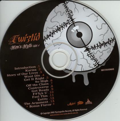 Twiztid : Man's Myth (Vol. 1) (CD, Album + DVD)