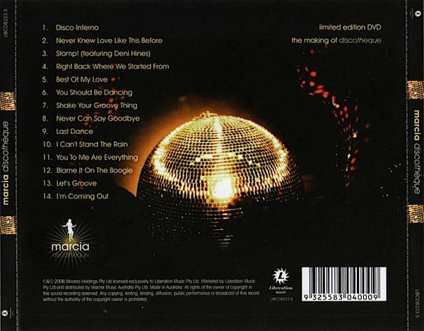 Marcia Hines : Discothèque (CD, Album + DVD-V, Ltd)