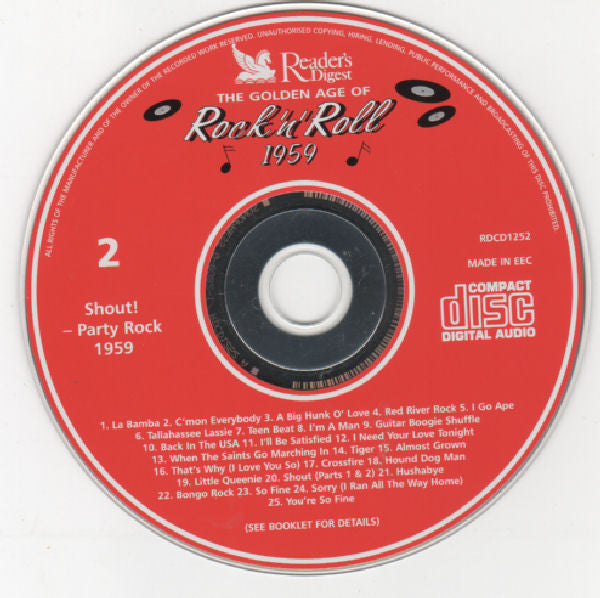 Various : The Golden Age Of Rock ’N’ Roll 1959 (3xCD, Comp)