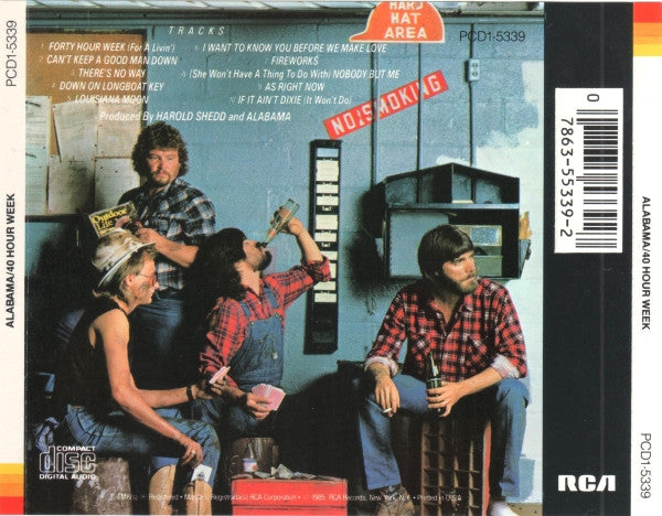 Alabama : 40 Hour Week (CD, Album)