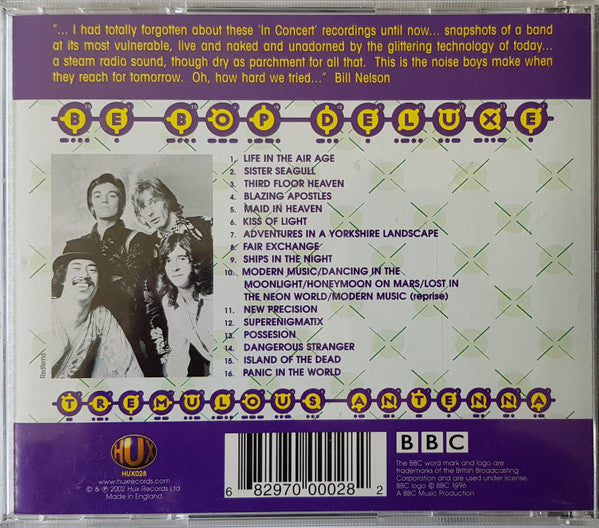 Be Bop Deluxe : Tremulous Antenna (CD, Album, RE)