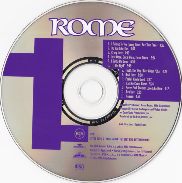 Rome (3) : Rome (CD, Album)