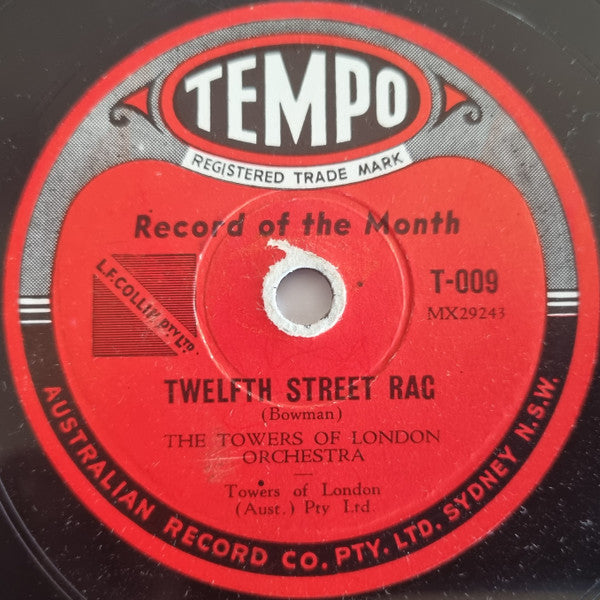 Bob Dale / The Towers Of London Orchestra : Faraway Places / Twelfth Street Rag (Shellac, 10")