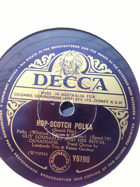 Guy Lombardo And His Royal Canadians : Five Foot Two, Eyes Of Blue / Hop-Scotch Polka (Shellac, 10")