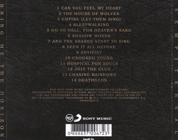 Bring Me The Horizon : Sempiternal (CD, Album, Dlx)