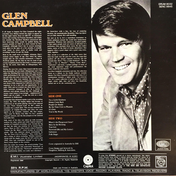 Glen Campbell : Glen Campbell Country (LP, Comp, RE)