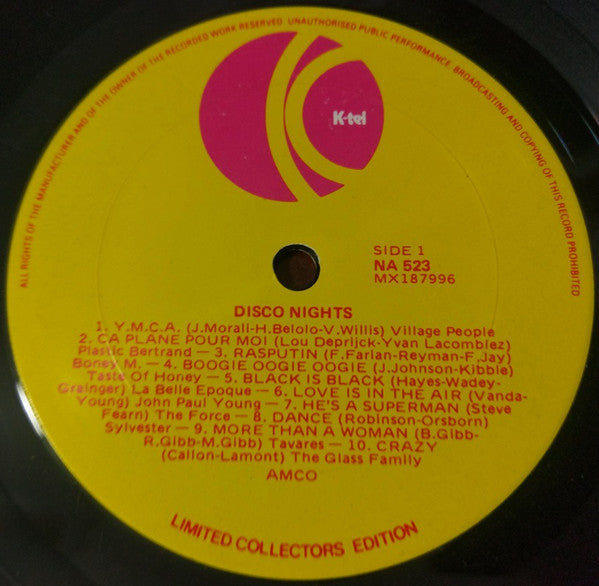 Various : Disco Nights (LP, Comp, Ltd, ARC)