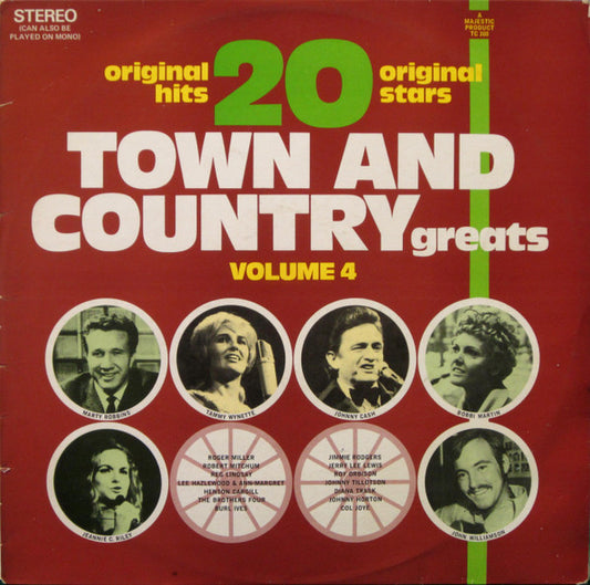 Various : 20 Town And Country Greats Volume 4 (LP, Comp, Ltd)