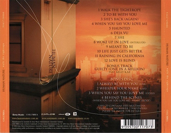 Human Nature : Walk The Tightrope (CD, Album + CD, Enh)
