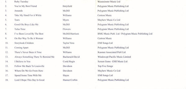 Don Williams (2) : Best Friends (CD, Comp)