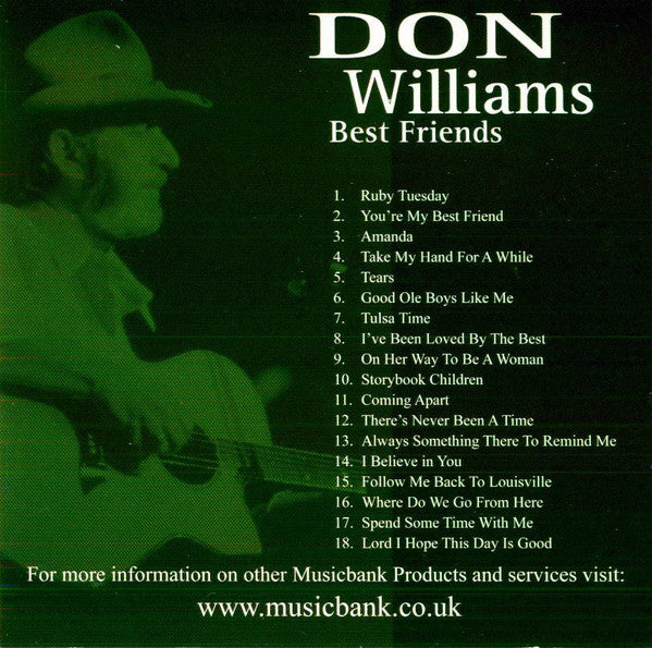 Don Williams (2) : Best Friends (CD, Comp)