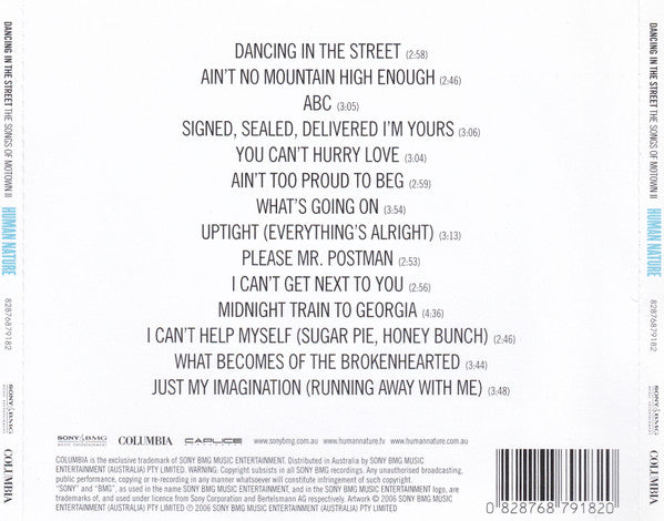 Human Nature : Dancing In The Street (The Songs Of Motown II) (CD, Album)