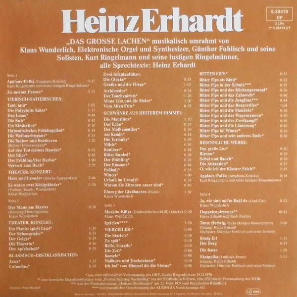 Heinz Erhardt : Das Grosse Lachen (2xLP, Album)