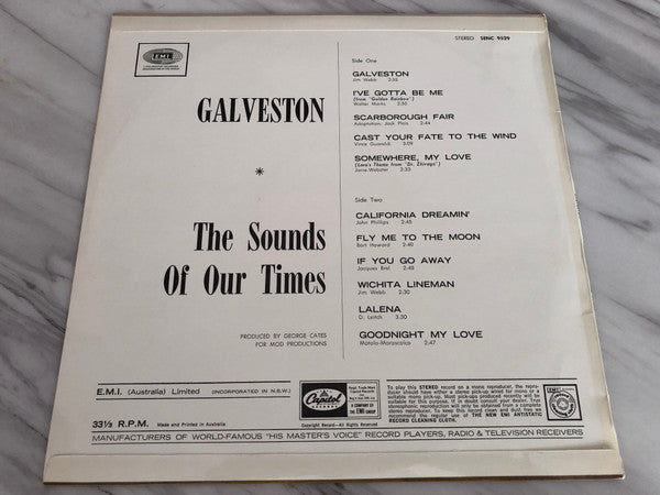 The Sounds Of Our Times : Galveston (LP)