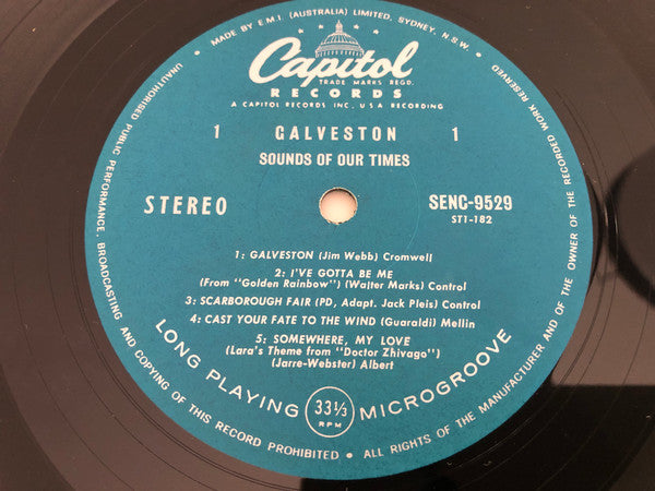 The Sounds Of Our Times : Galveston (LP)