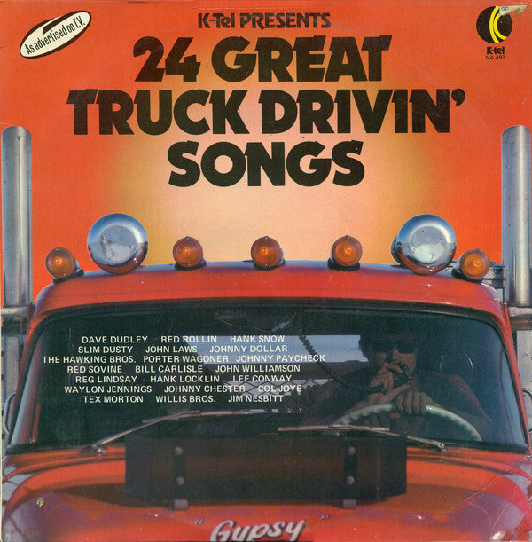 Various : 24 Great Truck Drivin' Songs (LP, Comp)