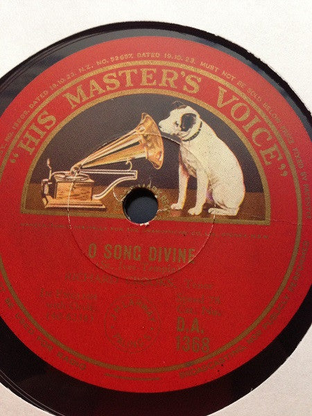 Richard Crooks (2) : O Song Divine / A Dream Of Paradise (Shellac, 10")
