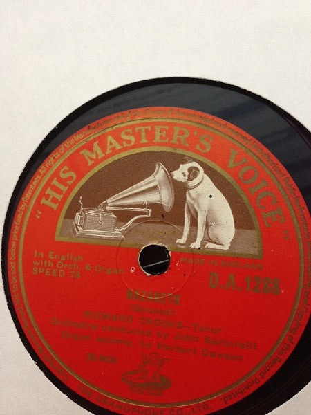 Richard Crooks (2) : Nazareth / The Rosary (Shellac, 10")