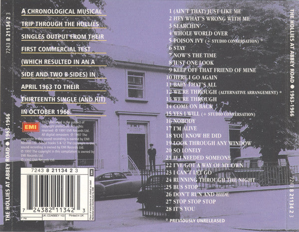 The Hollies : The Hollies At Abbey Road 1963-1966 (CD, Comp, Mono, RM)