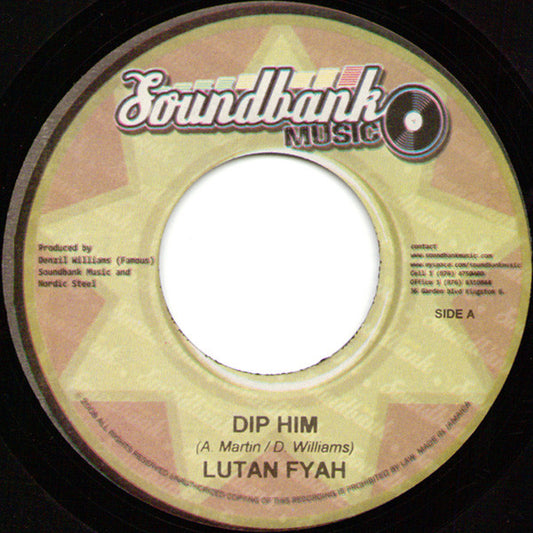 Lutan Fyah : Dip Him (7")