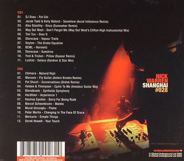 Nick Warren : Shanghai #028 (2xCD, Mixed)
