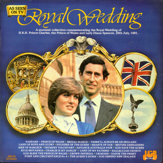 New Zealand Army Band With The Royal Christchurch Musical Society Choir : Royal Wedding (LP)