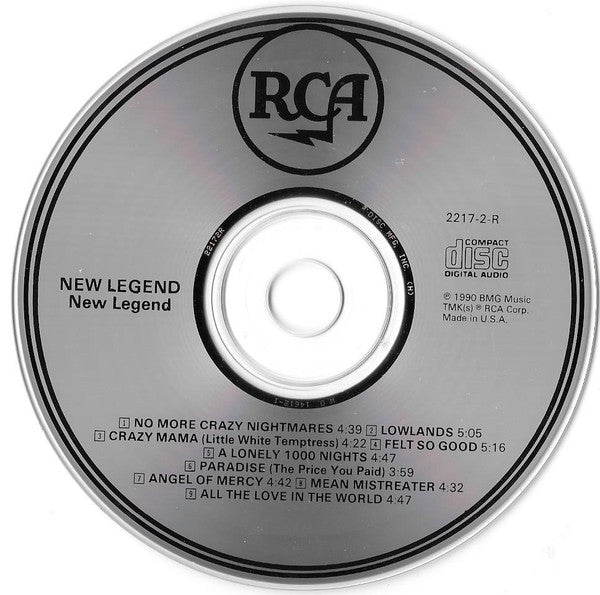New Legend : New Legend (CD, Album)