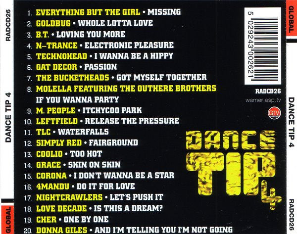 Various : Dance Tip 4 (CD, Comp)