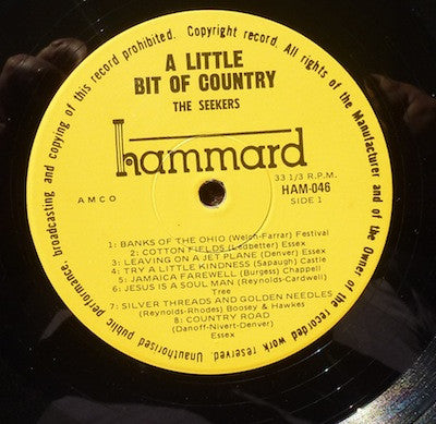The Seekers : A Little Bit Of Country (LP)