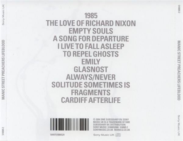 Manic Street Preachers : Lifeblood (CD, Album)