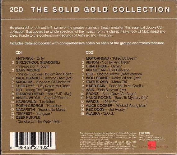 Various : Metal Anthems (2xCD, Comp)