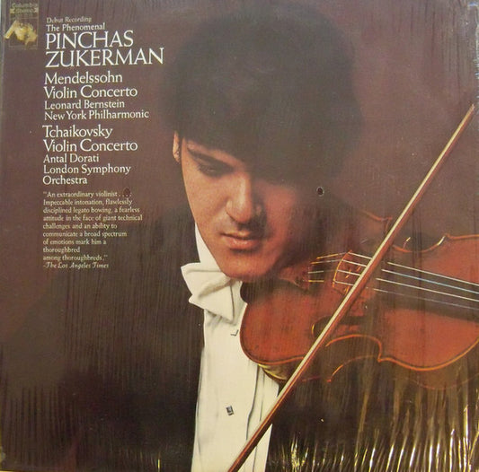 Pinchas Zukerman - Felix Mendelssohn-Bartholdy, Pyotr Ilyich Tchaikovsky : Violin Concertos (LP, RP)
