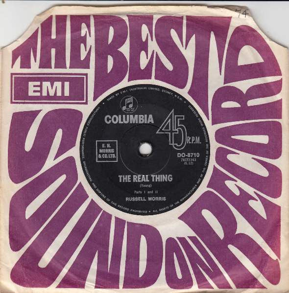 Russell Morris : The Real Thing (7", Single, E. )