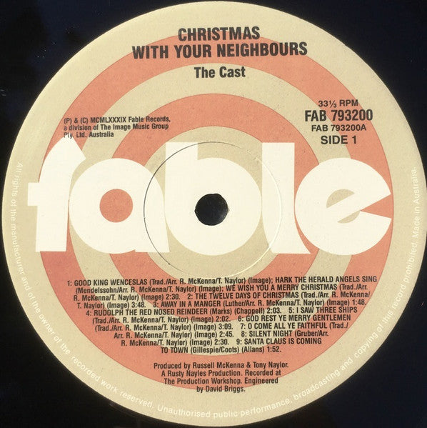 Cast From Neighbours : Christmas With Your Neighbours (LP, Album)