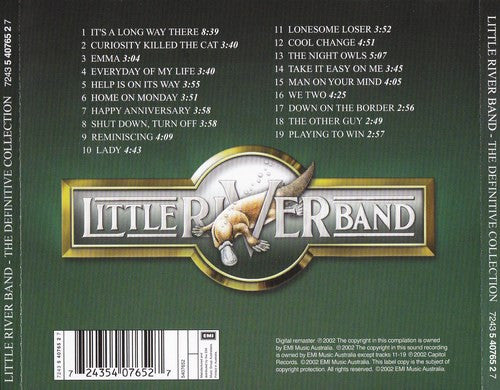 Little River Band : The Definitive Collection (CD, Comp, RE, RM)